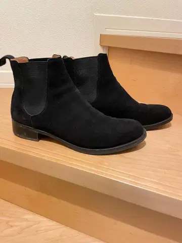 BEAUTY&YOUTH 스웨이드 사이드 고어 부츠 블랙 US7