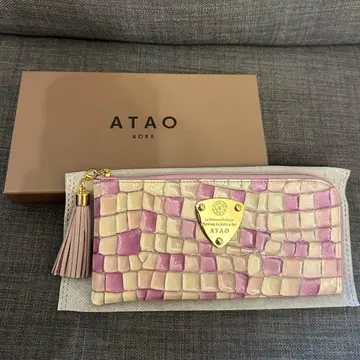 [ 미사용 새상품 ] ATAO 아타오 장지갑 스리모 비트로 로지 라벤더