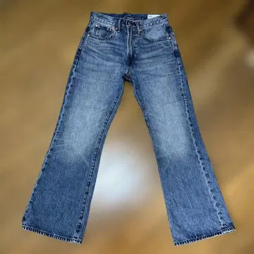 루즈핏 부츠컷 데님 28 x 30 중고 인디고 블루