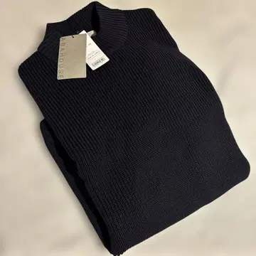 ABAHOUSE GRAY 하찌 모크넥 니트 풀오버