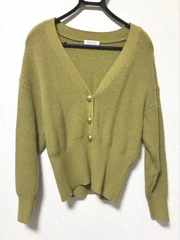 [natural beauty basic] 골드 버튼 가디건