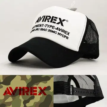 메쉬 캡 모자 AVIREX 화이트 컬러 14407300-01 아비렉스