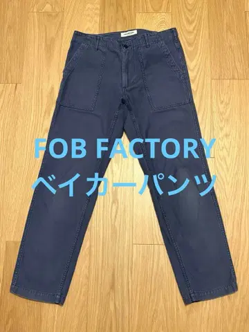 FOR FACTORY 베이커 팬츠 네이비