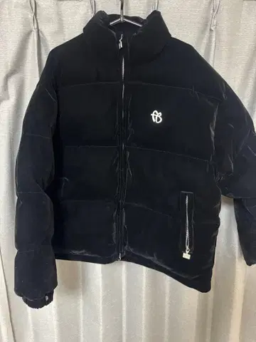 FUBU 후부 FB 로고 긴팔 벨로아 패딩 점퍼