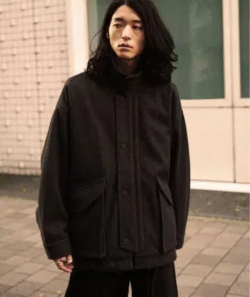 WYM LIDNM KERSEY MELTON FLIGHT BLOUSON L