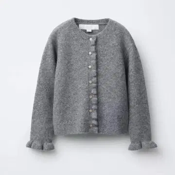 프릴 장식 울 혼방 니트 가디건 ZARA 자라