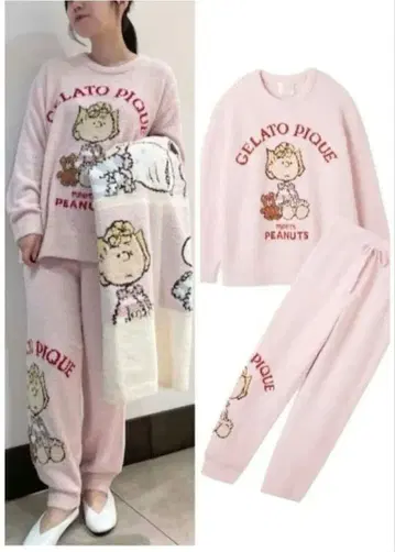 젤라또피케 [ PEANUTS ] 샐리 패턴 풀오버 & 롱팬츠