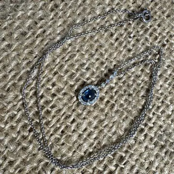 실버 925 목걸이 0.76ct