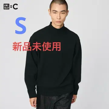 UNIQLO C 로우 게이지 하이넥 스웨터