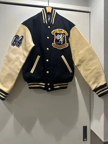 VAN 바시티 자켓 네이비/아이보리 64