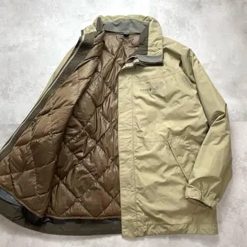 새상품급 몽벨 베일 다운 파카 3way 고어텍스 베이지 L