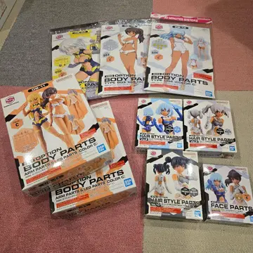 반다이 프라모델 30ms 컬러 C 미조립품 묶음 판매