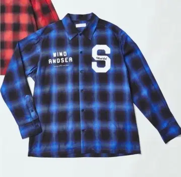 WIND AND BE YOUTH -S- Plaid 셔츠