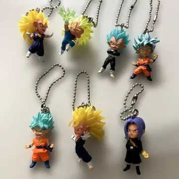 드래곤볼 캐릭터 키링 7개 세트