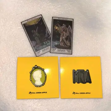 Mrs. GREEN APPLE 핀 배지 & 스티커 세트