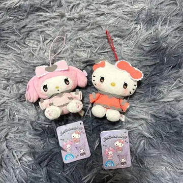 헬로키티 & 마이멜로디 스트랩 세트