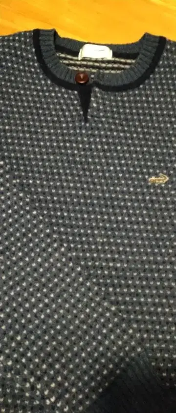 크로커다일 네이비 니트 스웨터 L 사이즈