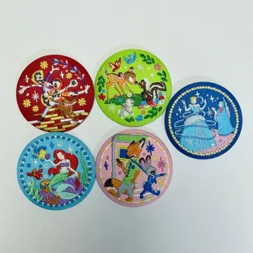 Disney Characters 자수 캔뱃지 비스킷 2 디즈니