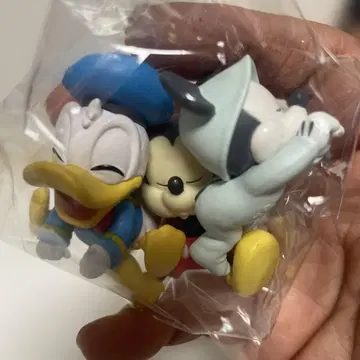 피규어 3체 세트 도날드 미키 푸우