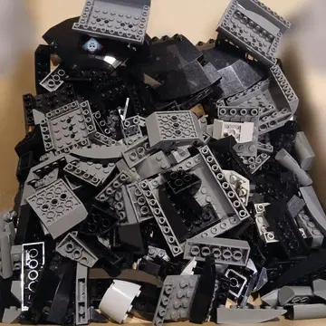 23 LEGO 블록 블랙 그레이스 로프 세트