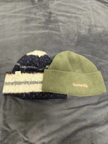 Nomadik 플리스 니트 모자 2개 세트