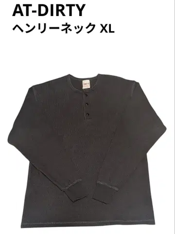 AT-DIRTY 헨리넥 써멀 블랙 XL