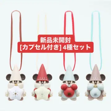 [ 미개봉 새상품 ] 릴 린 린 디즈니 캡슐 토이 크리스마스 4종 세트