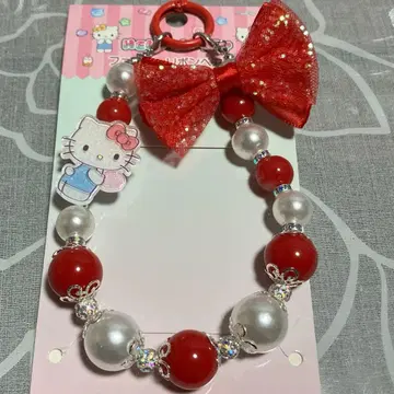 헬로키티 비즈 스트랩