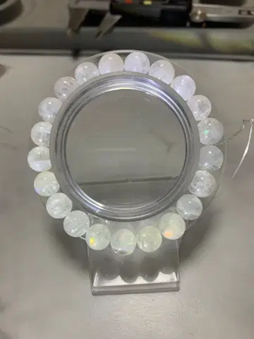 레인보우 문스톤 9mm 안지름 16.5