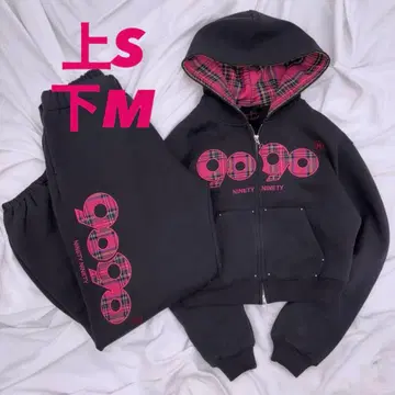 9090 girl OG Logo 셋업 chacoal