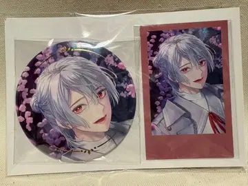 니지산지 생일 굿즈 현월등사로 캔뱃지 & 폴라로이드풍 카드