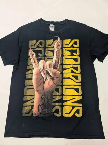 GILDAN 길단 SCORPION 스콜피온 월드 투어 T셔츠