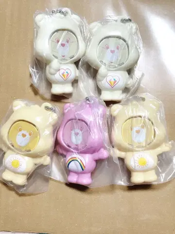 케어베어 사진 프레임 마스코트 5개 세트