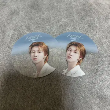 SEVENTEEN THE8 민하오 원형 클리어 시트 2장 세트 후쿠오카