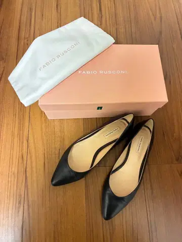 FABIO RUSCONI 플랫슈즈 블랙 37.5