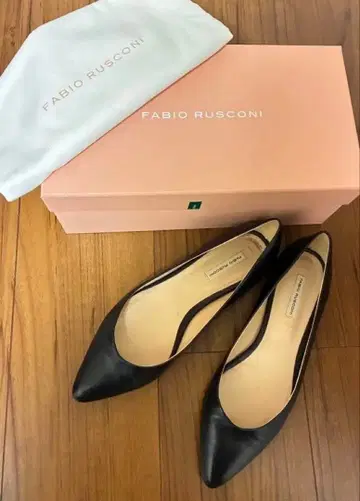 FABIO RUSCONI 플랫슈즈 블랙 37.5
