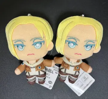 [미개봉 새상품] 진격의 거인 토모누이 아니 레온 하트 2체 세트