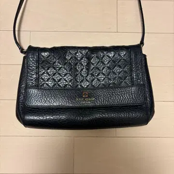 케이트 스페이드 블랙 가죽 숄더백