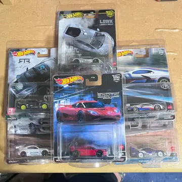 핫휠 미니카 6개 세트 + 프로텍터 케이스 포함