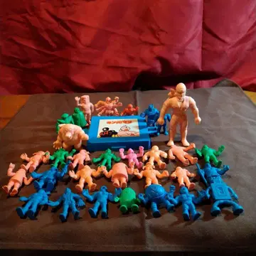 [ 근육맨 지우개 ] 와 [ 링 매트 세트 ] 레어 물건!?