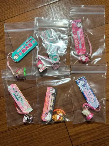 지역 한정 키티 스트랩 6개 세트