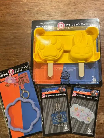 주토피아 해피 복권 아이스캔디 트레이 주디 외 기타 3종