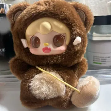 yooki V4 한 입 작은 곰 베이지 귀여운 곰 봉제 인형