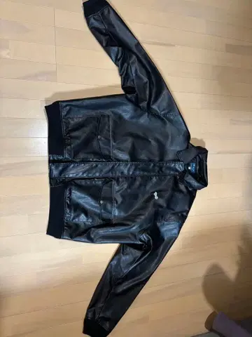 가죽 자켓 XL 블랙