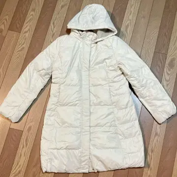 후드 부착 다운 자켓 다운 코트