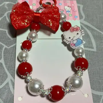 헬로키티 비즈 스트랩
