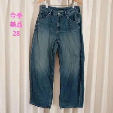 이번 시즌 새상품급 UNIQLO 배기 커브 청바지 28