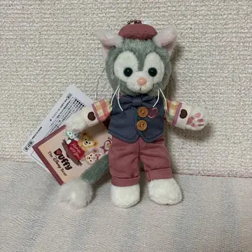 택 포함 젤라토니 인형 배지