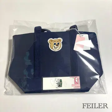 [ 미사용 새상품 ] FEILER 올드 테디 와펜 토트백 L
