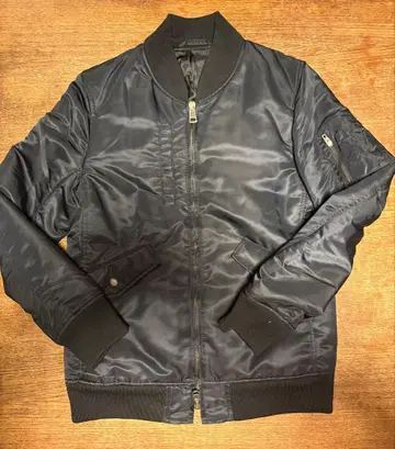 라운지 리자드 MA-1 LOUNGE LIZARD 플라이트 자켓 블랙 2